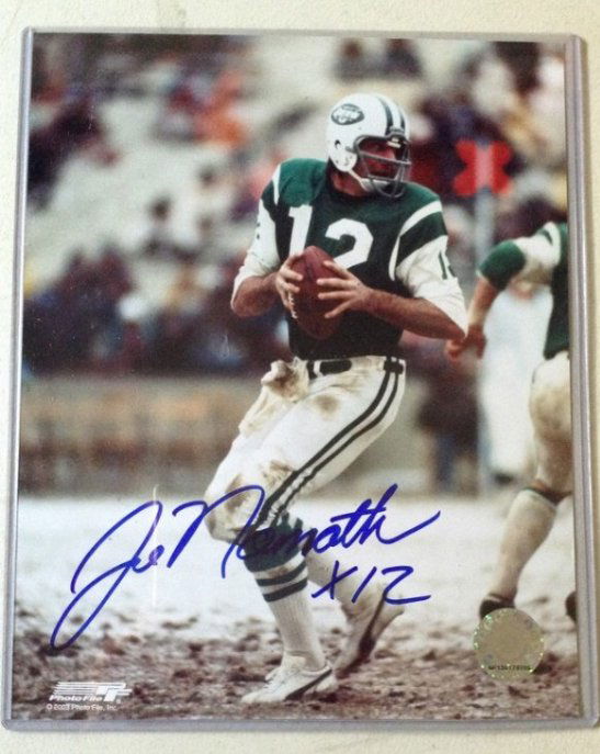 Joe Namath signed photo (1 of 1)