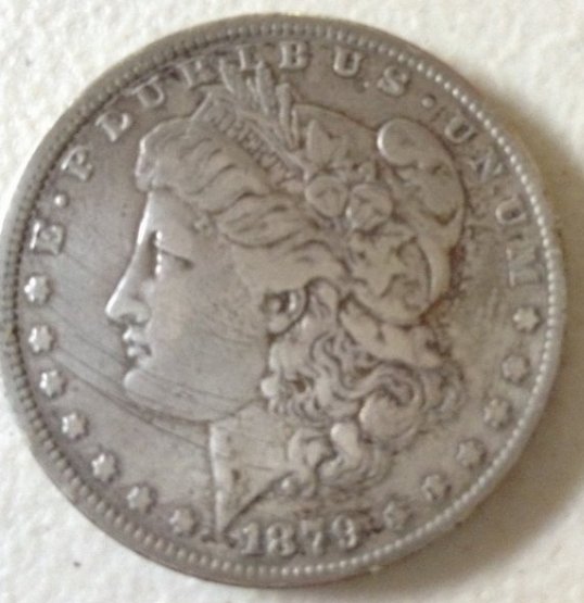 1879 P Morgan Silver Dollar (1 of 1)