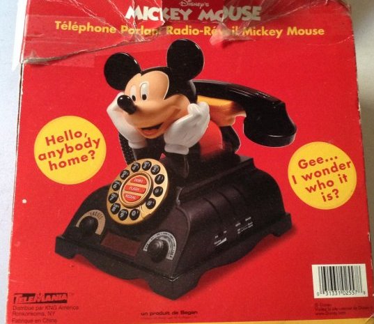 Mickey Mouse Phone in the box (1 of 1)