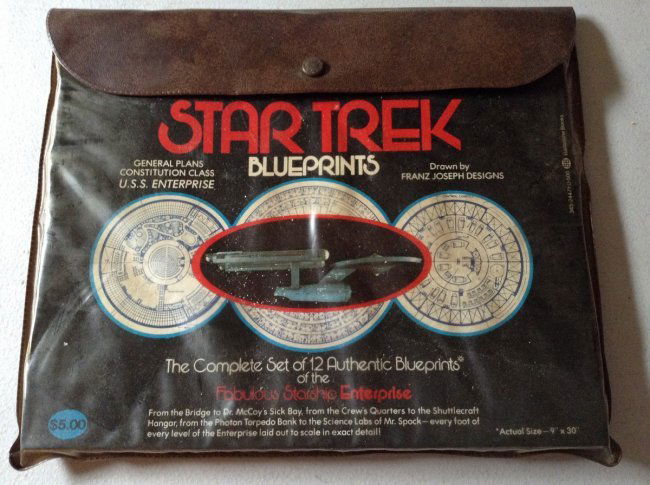 Star Trek Blueprints of Enterprises Complete (1 of 1)