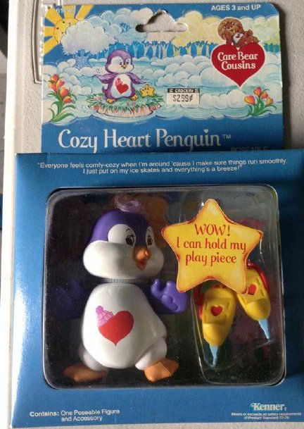 Kenner 1984 Care Bears Cozy Heart Penquin (1 of 1)