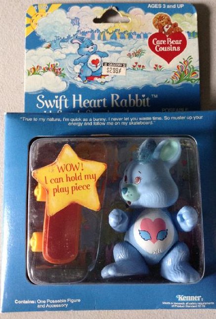 Kenner 1984 Care Bears Swift Heart Rabbit (1 of 1)