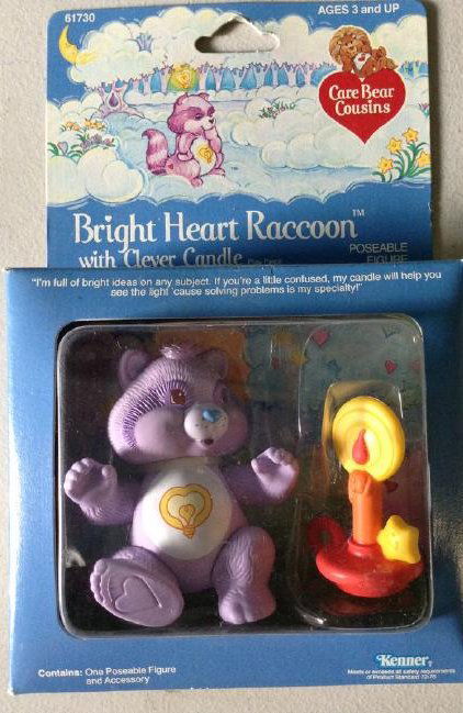 Kenner 1984 Care Bears Bright Heart Raccoon (1 of 1)