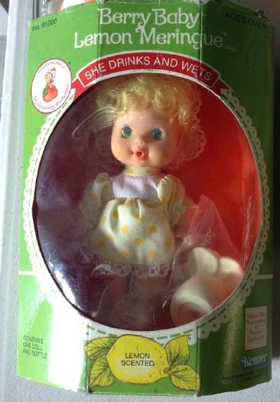 Kenner Berry Baby 1980's Lemon Meringue: Kenner Berry Baby 1980's Lemon Meringue