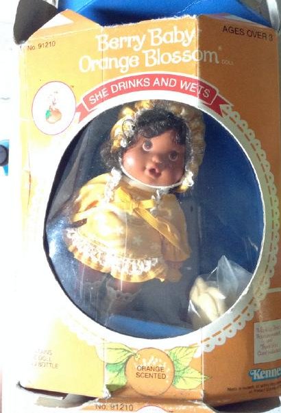 Kenner Berry Baby 1980's Orange Blossom: Kenner Berry Baby 1980's Orange Blossom
