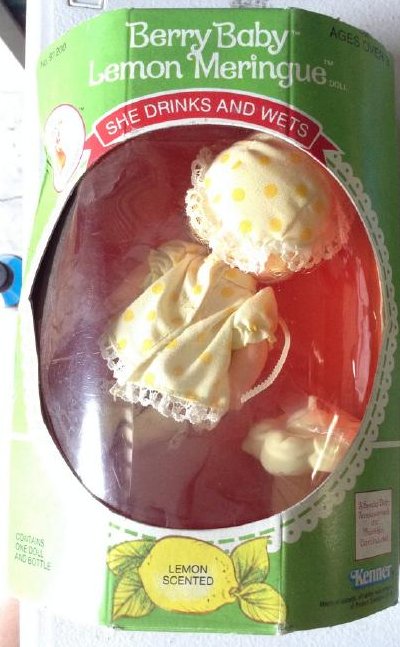 Kenner Berry Baby 1980's Lemon Meringue: Kenner Berry Baby 1980's Lemon Meringue
