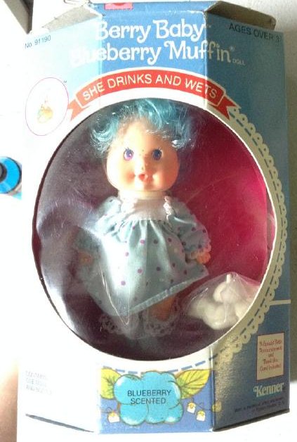 Kenner Berry Baby 1980's Blue Berry Muffin: Kenner Berry Baby 1980's Blue Berry Muffin