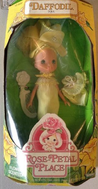 Kenner Rose Petal Place Doll 1984 Daffodil: Kenner Rose Petal Place Doll 1984 Daffodil