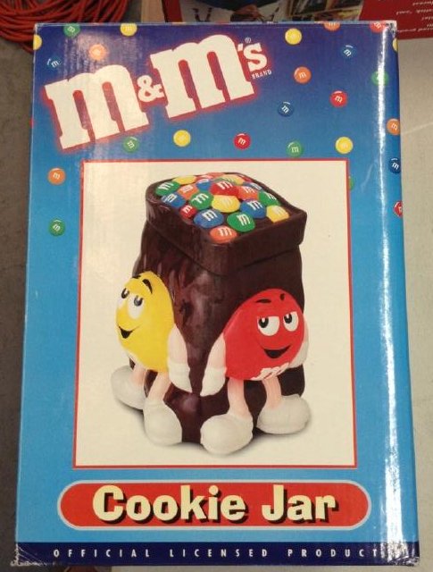 M & M Cookie Jar New in Box (1 of 1)