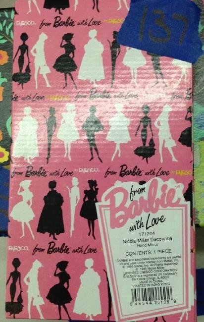 Barbie Nicole Miller Decovase Hand Mirror: Barbie Nicole Miller Decovase Hand Mirror