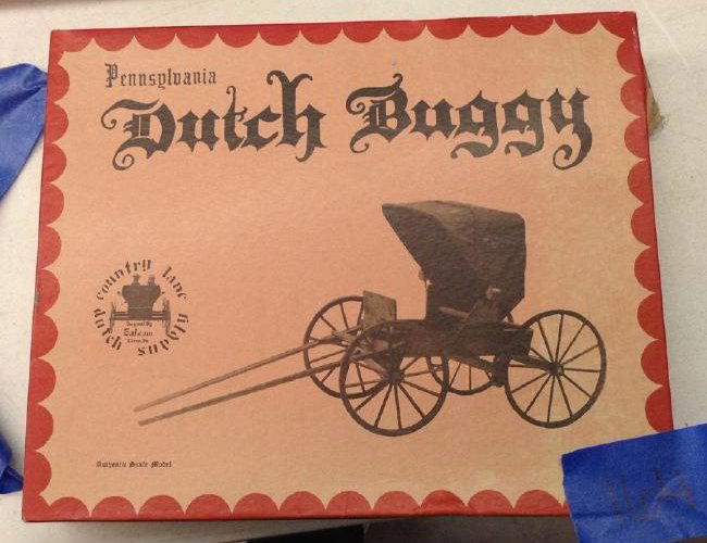 Authentic Scale Model Pennsylviana Dutch Buggy (1 of 1)
