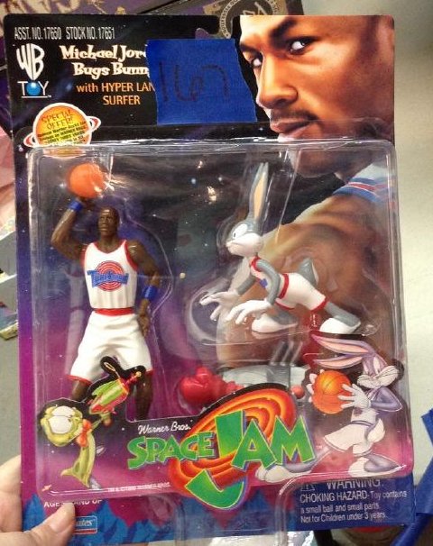 Warner Bro. Space Jam Michael Jordan vs. Bugs Bunny (1 of 1)