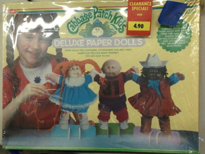 1983 Avalon Cabbage Patch Kids Deluxe paper Dolls Never (1 of 1)