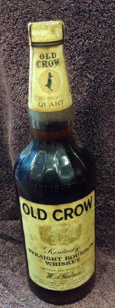 Old Crow Kentucky Straight Bourbon Whiksey 1 quart: Any contents in bottle is Free; You are bidding on the bottle