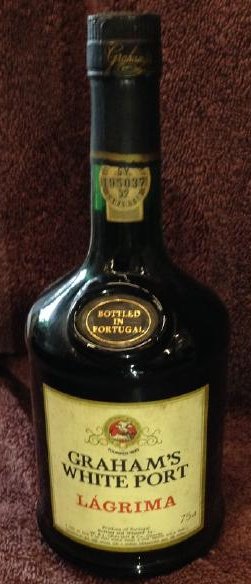 1820 Graham's White Port Lagrima 75 cl.: Any contents in bottle is Free; You are bidding on the bottle