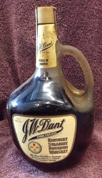 JW Dant Kentucky Straight Bourbon Whiskey 100 proof.: Any contents in bottle is Free; You are bidding on the bottle
