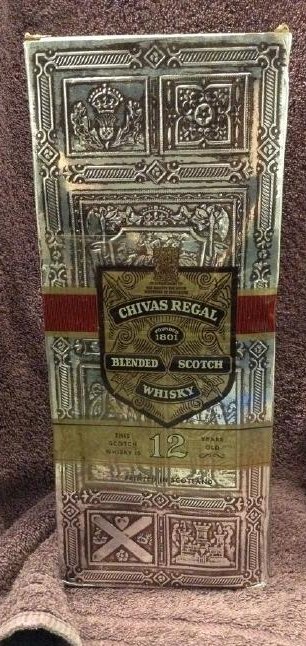 Chivas Regal- Blended Scotch Whisky 1.2 gallon: Any contents in bottle is Free; You are bidding on the bottle