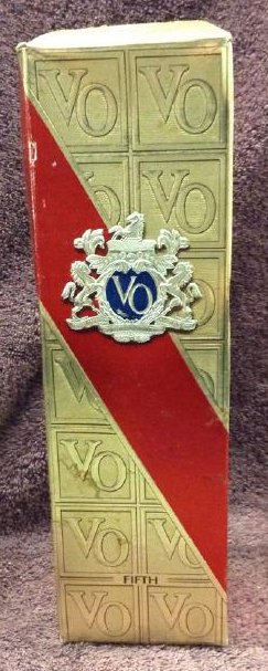 Seagram's VO 4/5 quart fifth: Any contents in bottle is Free; You are bidding on the bottle