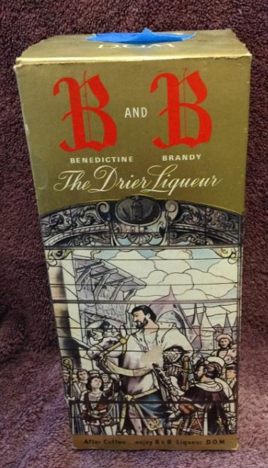 B & B the Drier Liqueur D.O.M.: Any contents in bottle is Free; You are bidding on the bottle