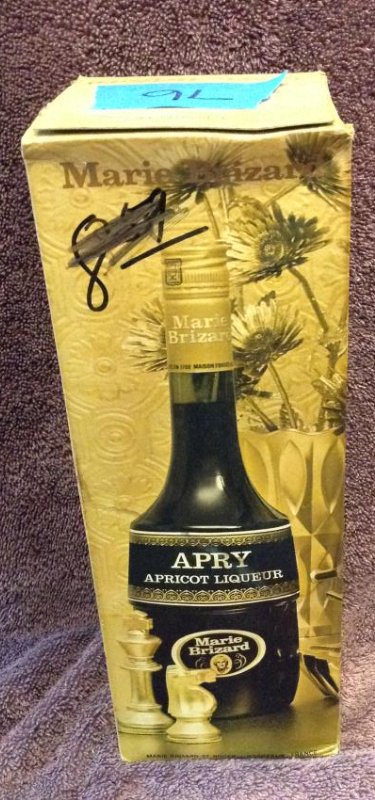 Apry Apricot Liqueur one pint 7.6 Fl oz: Any contents in bottle is Free; You are bidding on the bottle