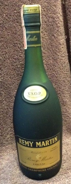 Remy Martin Cognac 750ml: Any contents in bottle is Free; You are bidding on the bottle