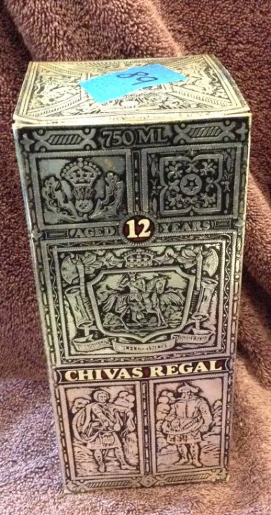 Chivas Regal Blended Scotch Whiskey 750ml: Any contents in bottle is Free; You are bidding on the bottle