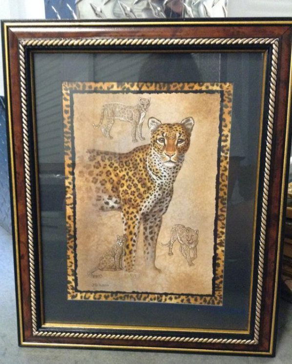 J Gibson print Lepoard 14 x 16.5 (1 of 1)