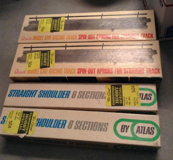 2 boxes of Revell Model Car racing track & 2 boxes of (1 of 1)