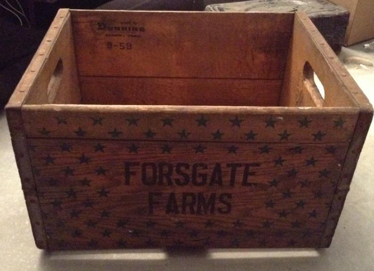 Forsgate Farms Wooden Crate 16 x 9 x 125: Forsgate Farms Wooden Crate 16 x 9 x 125