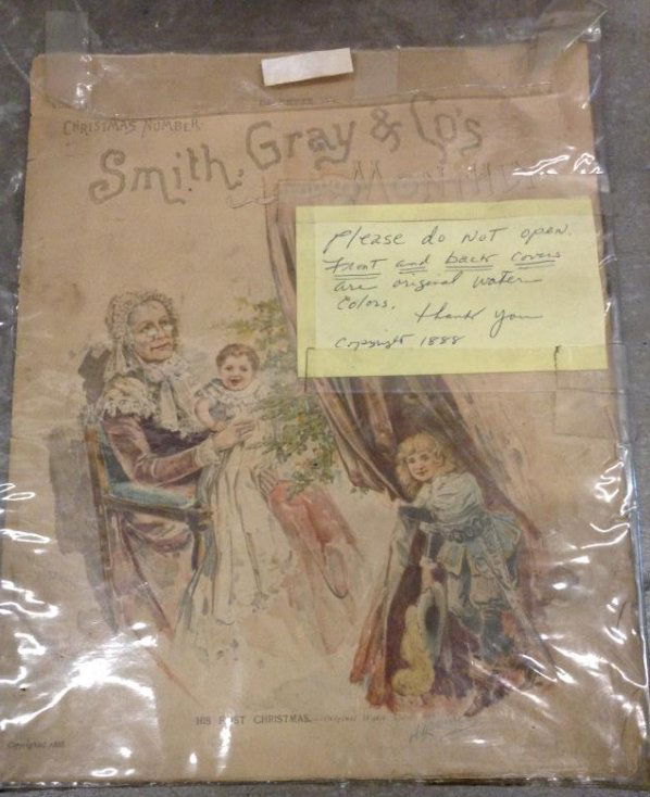 Smith Gray and Co's orginial water color book. (1 of 1)