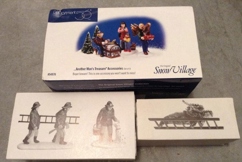 Lot of Snow Village Figures: Another Mans treasure, the (1 of 1)