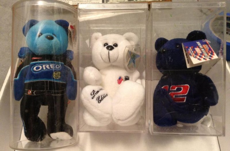 Lot of 3 Special Beanie Baby Nascar and astronunt: Lot of 3 Special Beanie Baby Nascar and astronunt