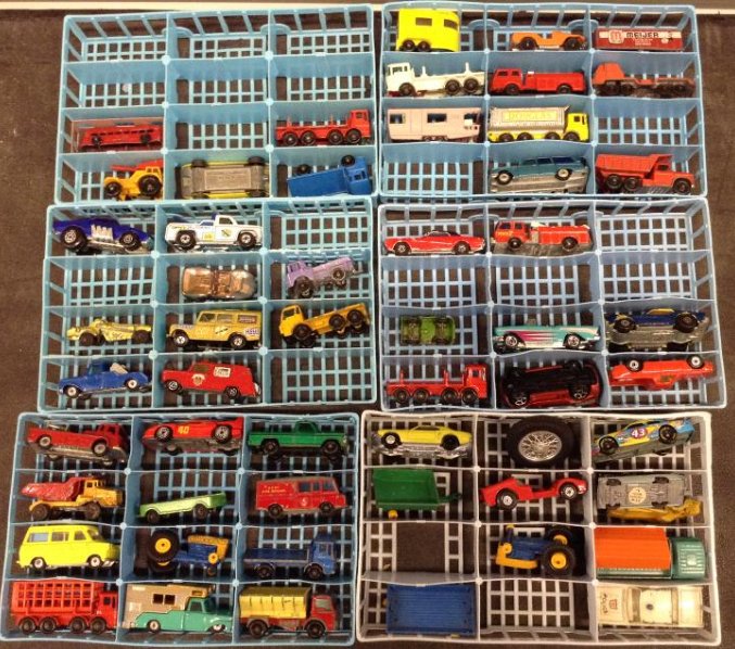 matchbox cars and case: matchbox cars and case