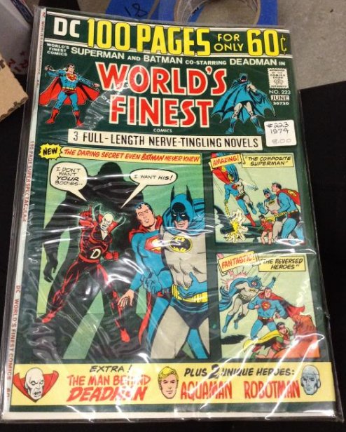 DC Superman and Batman with Deadman in World's Finest,: DC Superman and Batman with Deadman in World's Finest, Very Good