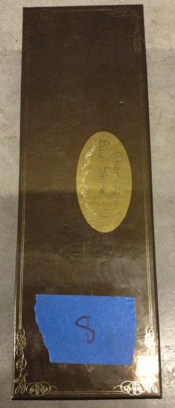 Nicolas Feuilloue champagne with box 750ml: Any contents in bottle is Free; You are bidding on the bottle