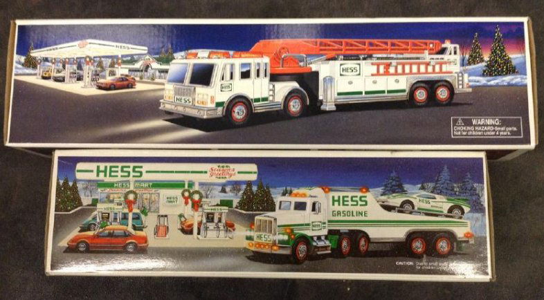 Lot of 2 Hess Trucks (1 of 1)