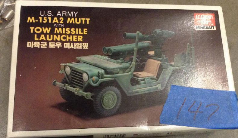 U.S. Army M-151AZ Mutt with TOW Missile Launcher Model (1 of 1)