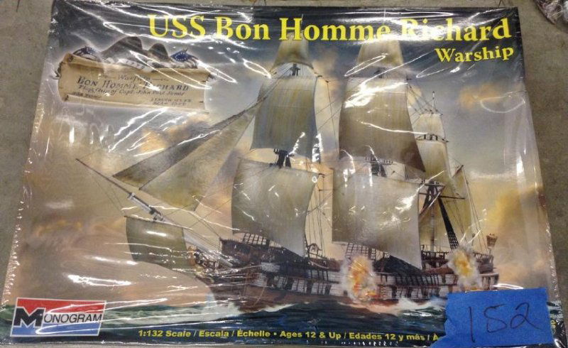 USS Bon Homme Richard Warship never built model (1 of 1)