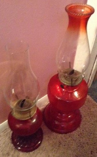 2 large Kerosene lamps (1 of 1)