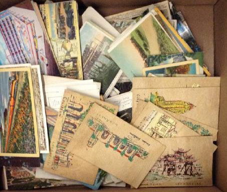 Box full of Vintage Indian postcards from 30's & 40's (1 of 1)