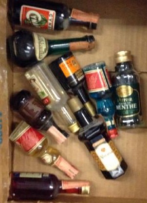 Vintage Liquor Bottles tax stamps (1 of 1)