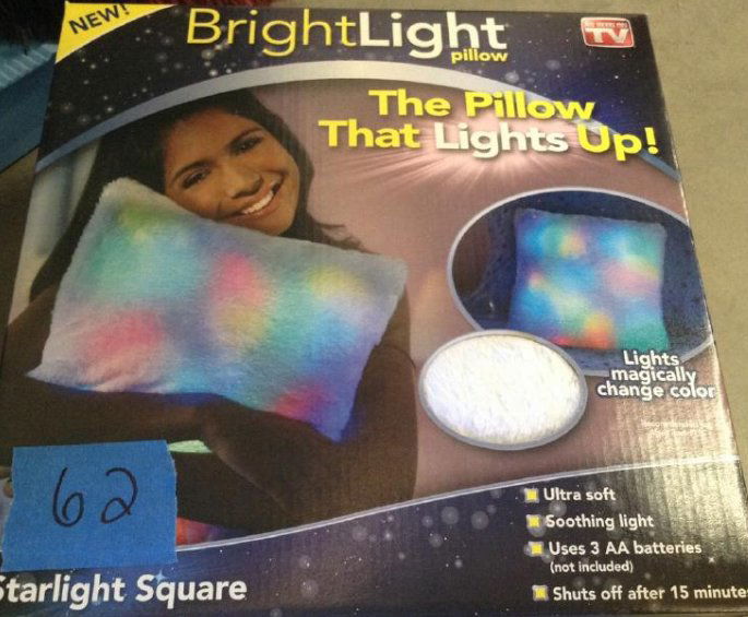 Bright Light Pillow - Starlight Square (1 of 1)