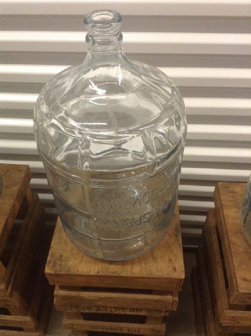 Eagle Spring Water 5 Gallon Wooden Crate (1 of 1)