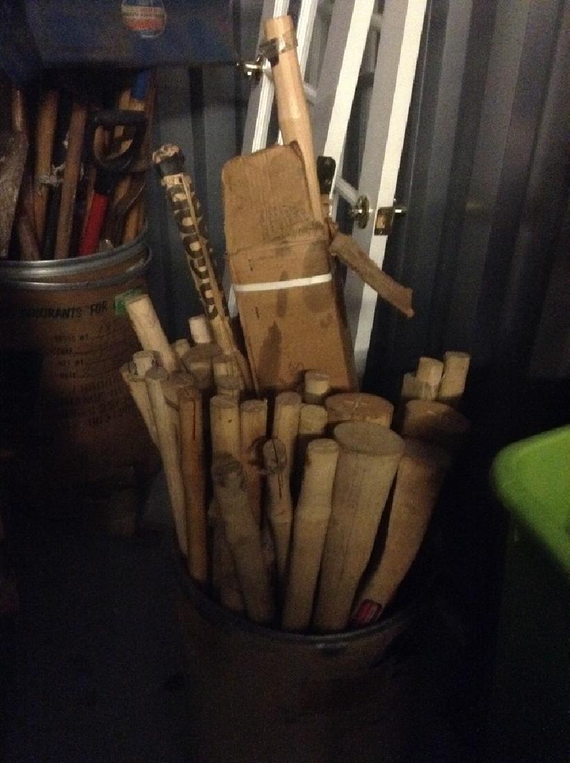 Large amount sledgehammer hands, axe handle, pick axe (1 of 1)