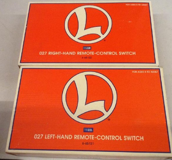 Lionel 027 Remote Control Switches in boxes (1 of 1)