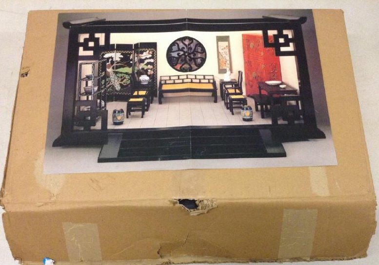 Dollhouse Shadow Box Kit NO FURNITURE: Dollhouse Shadow Box Kit NO FURNITURE