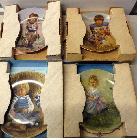 4 signed by Artist Collector plates (1 of 1)