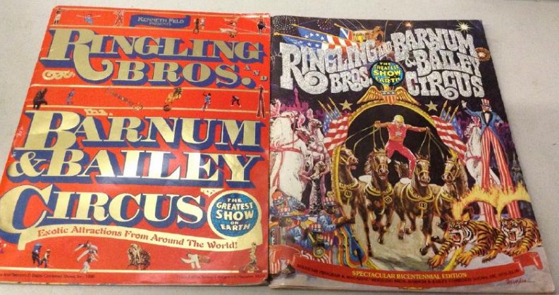 Ringling Bros Circus programs from 75 & 86 (1 of 1)