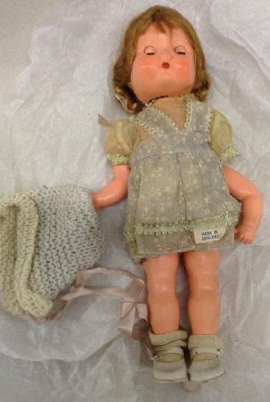 Vintage English Bisque Doll Needs arm reattached (1 of 1)