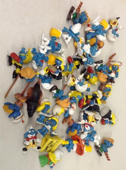 Lot of Vintage Smurfs (1 of 1)
